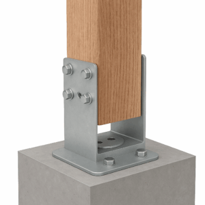 boltdown post support in use