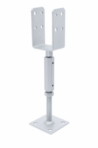 ADJUSTABLE Y-TYPE POST SUPPORTS WITH LONG NUT & BASE PLATE