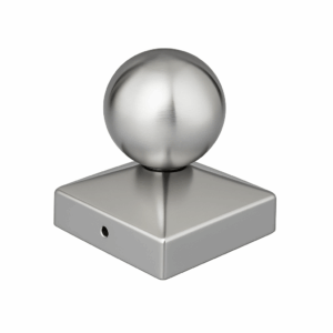 Ball top post cap silver-min