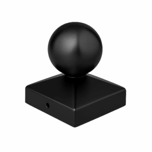 Post cap Black-min