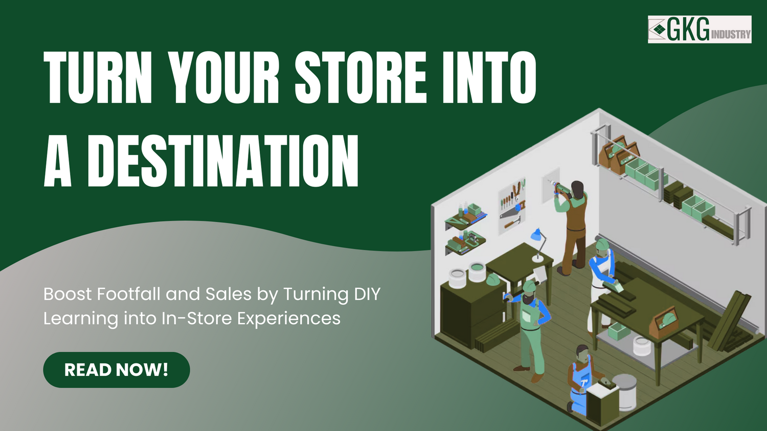 Hardware stores transform into a community hub with a DIY workshop, where customers learn skills and engage with products.