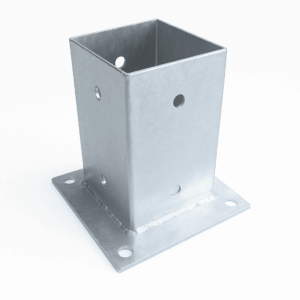 ground plate for square post